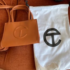 Telfar Small Tan Shopping Bag
